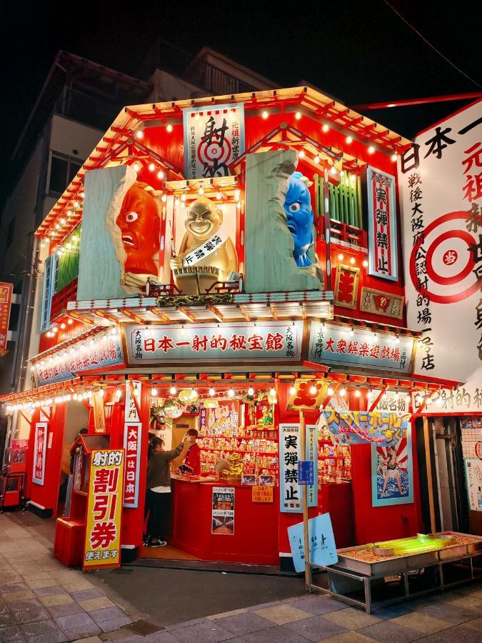 Wutong-40 Minutes Direct To Kansai Airport And 5 Minute Walk To Jr Or Subway Or Nankai Line And 1 Minute To Tsutenkaku The Landmark Of Osaka And Many Japanese Bistros Nearby Kültér fotó